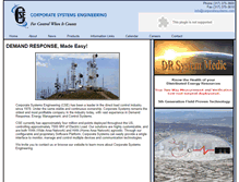 Tablet Screenshot of corporatesystems.com
